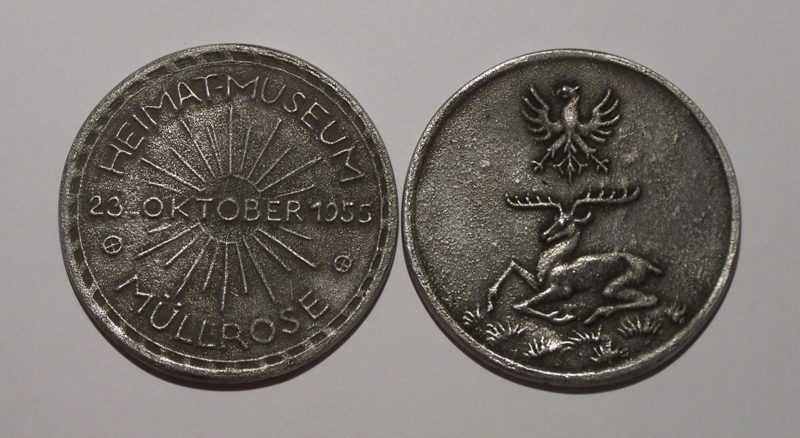 Medaille Museumseröffnung 1955 006